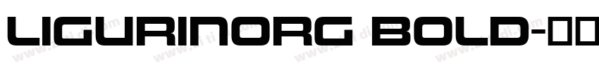 LigurinoRg Bold字体转换